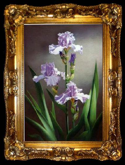 framed  unknow artist Still life floral, all kinds of reality flowers oil painting 13, ta009-2
